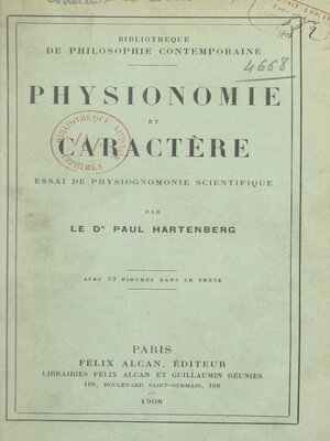 cover image of Physionomie et caractère